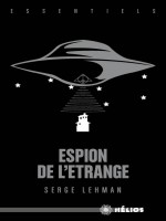 Espion De L'etrange de Lehman Serge chez Moutons Electr